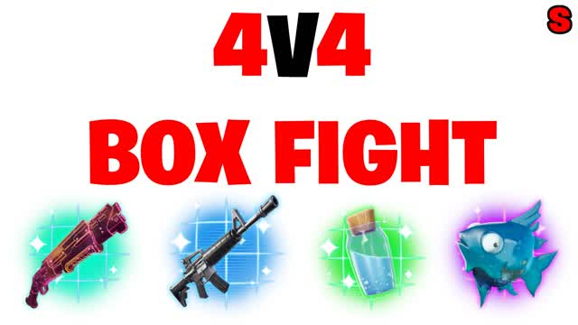 4V4 BOX FIGHT — Fortnite Creative map cover art