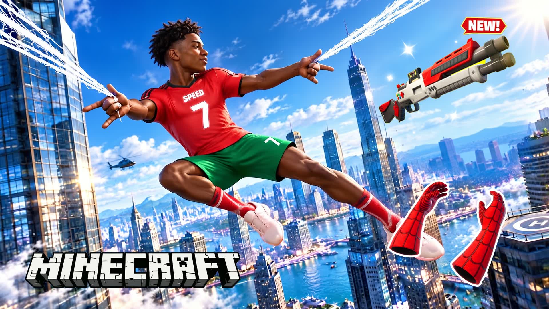 SPIDERS CITY MC FAST GAME 🚗 — Fortnite Creative map