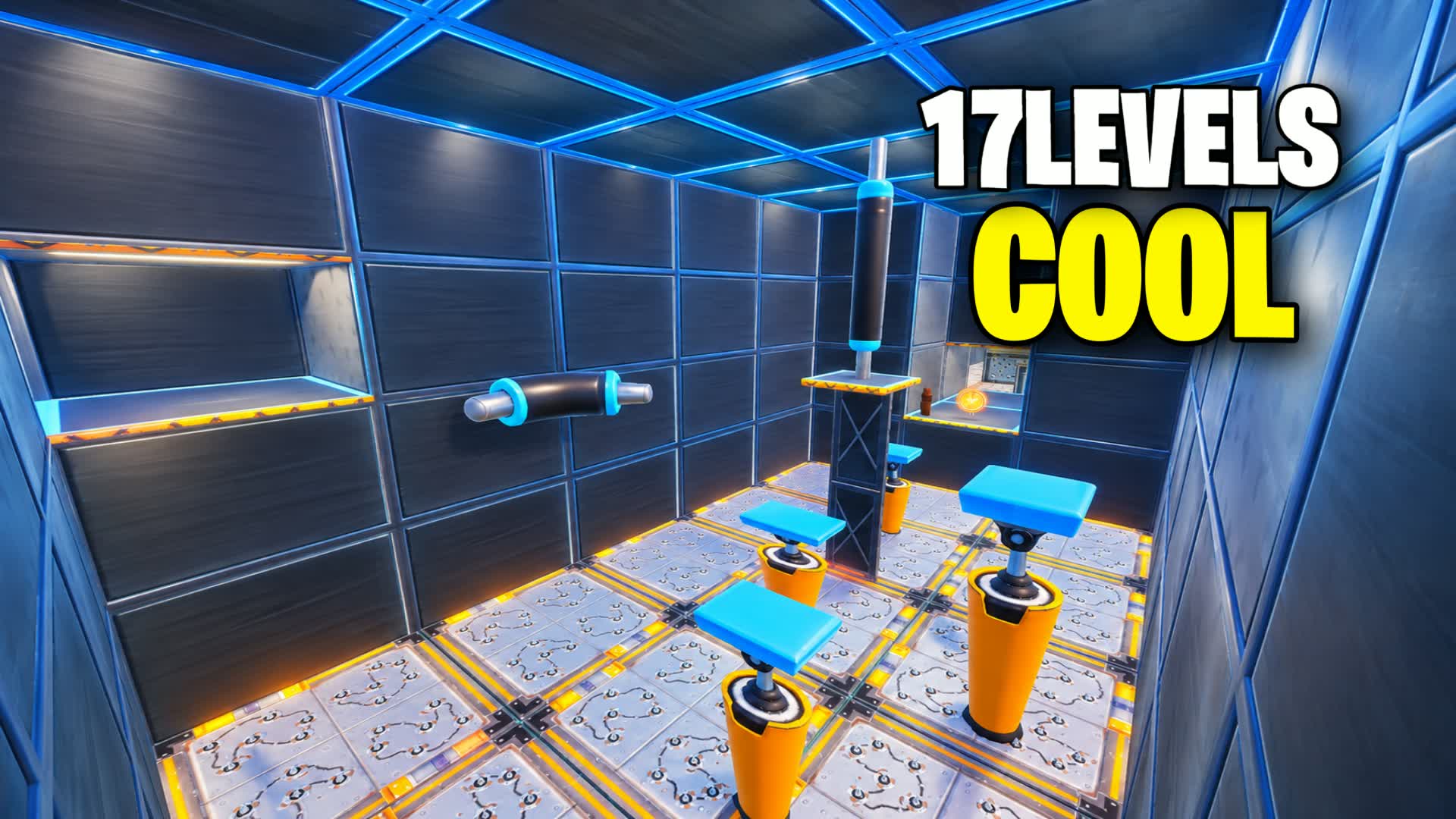 COOL PARKOUR ⭐ 17 LEVELS كول باركور — Fortnite Creative map