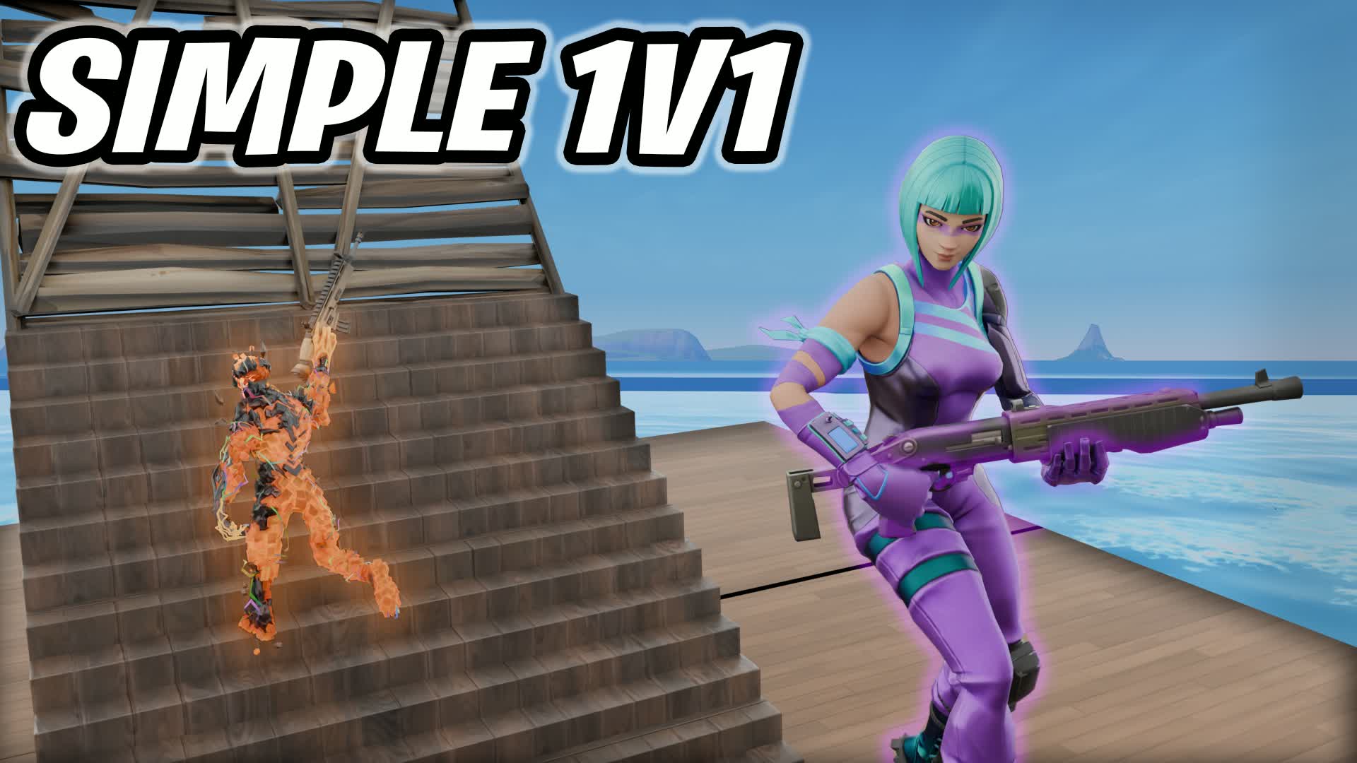 Simple 1V1 Map — Fortnite Creative map