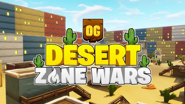 OG ARENA DESERT ZONE WARS 🌵 — Fortnite Creative map cover art