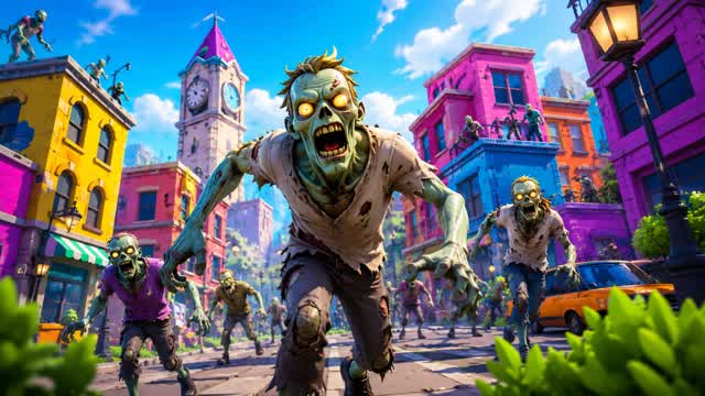 🧟🧟Infected City - zombie🧟🧟 — Fortnite Creative map