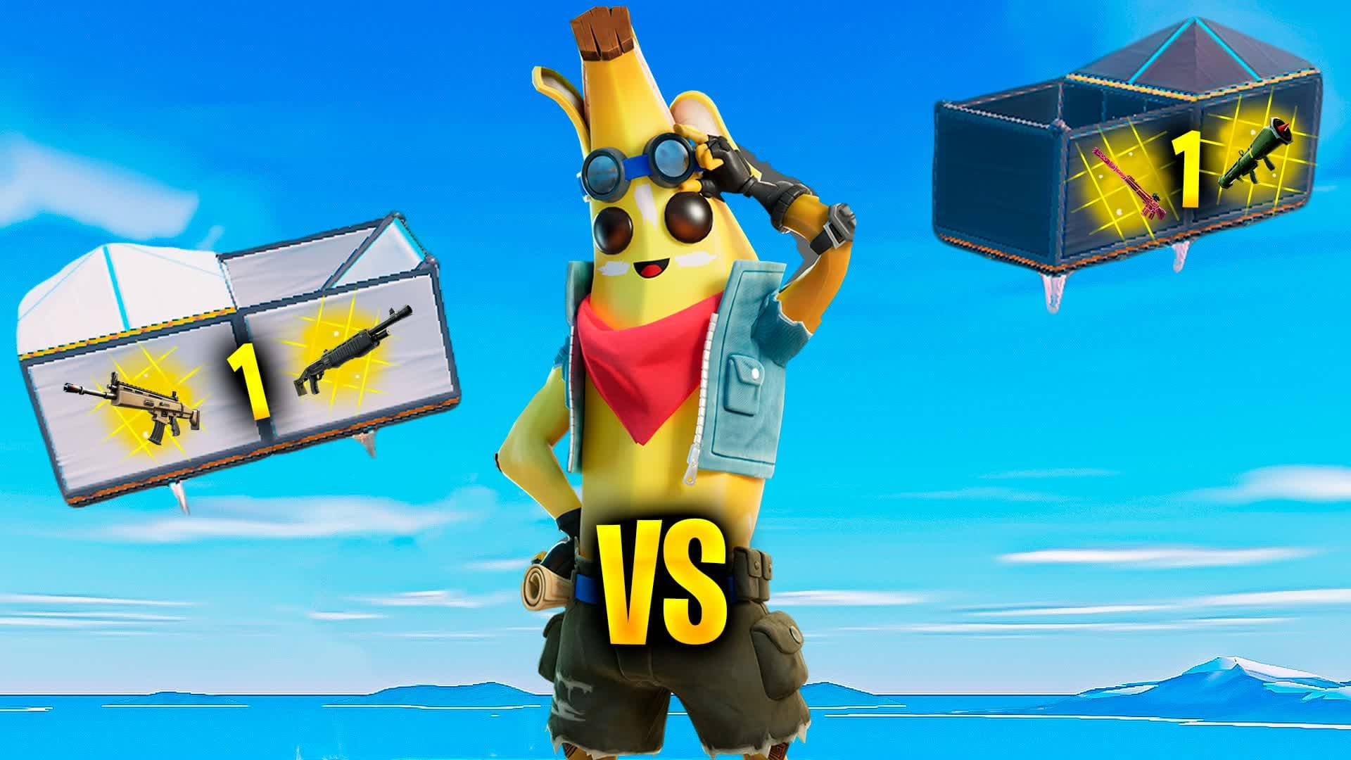 1 VS 1 IN THE AIR — Fortnite Creative map