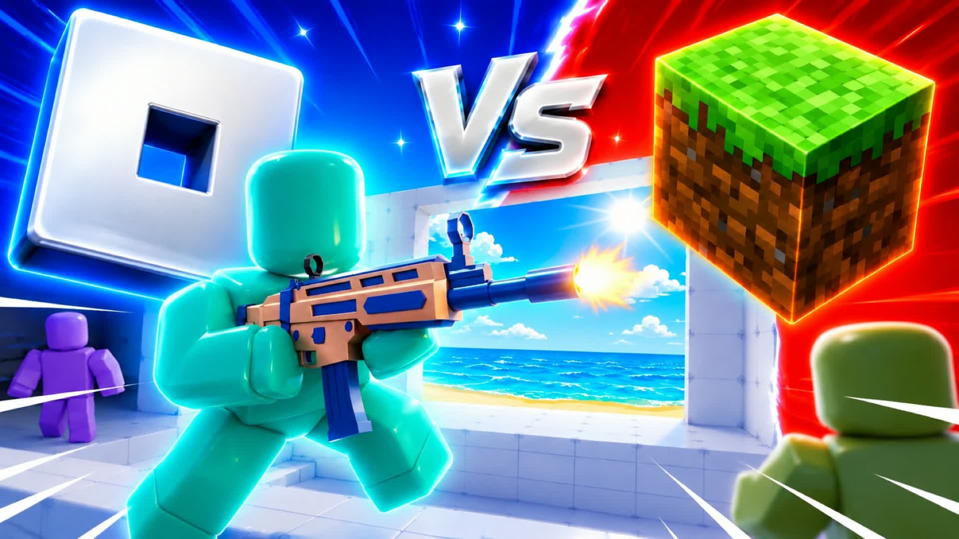🔫RIVALS COLLISION🔵🟢 — Fortnite Creative map