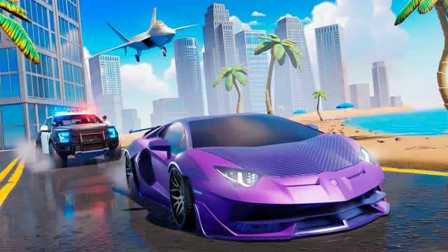 🏙️DRIVE CITY🌴 — Fortnite Creative map