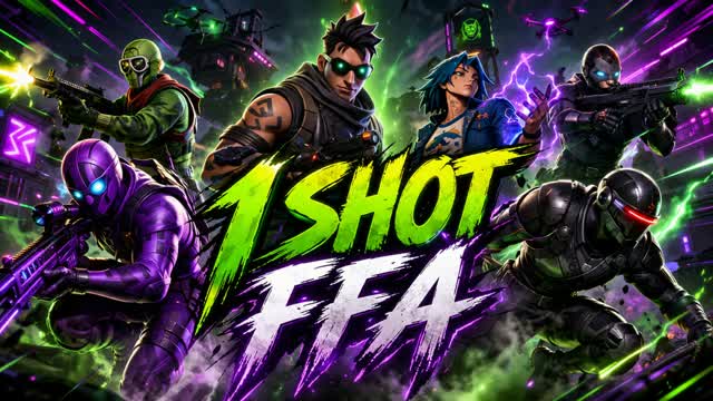 😎1 SHOT!🎯 — Fortnite Creative map cover art