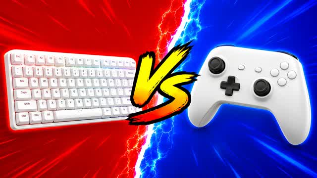 BLUE VS RED UNREADABLE STEP 🔵🔴 — Fortnite Creative map cover art