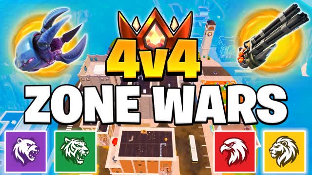 TILTED ZONE WARS 🌀 (4v4) — Fortnite Creative map