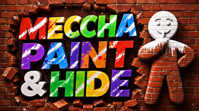 MECCHA HIDE SEEK PAINT CHAMELEON — Fortnite Creative map