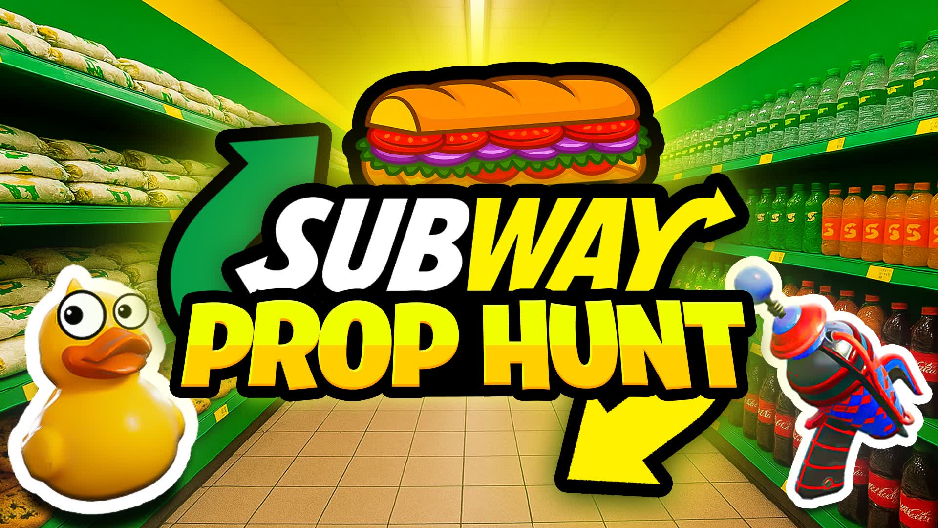 SUBWAY - PROP HUNT FASTFOOD — Fortnite Creative map
