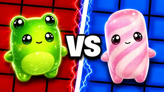🔴 RED SPRITE VS SPRITES BLUE 🔵 — Fortnite Creative map cover art