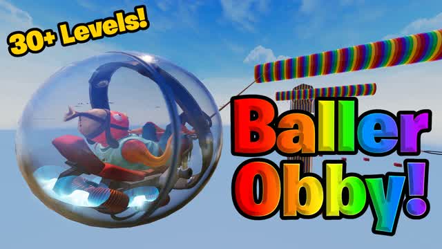 🌈OG BALLER OBBY!🌈 — Fortnite Creative map
