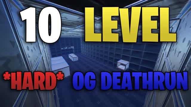 10 Level OG Deathrun **ULTRA** HARD — Fortnite Creative map cover art