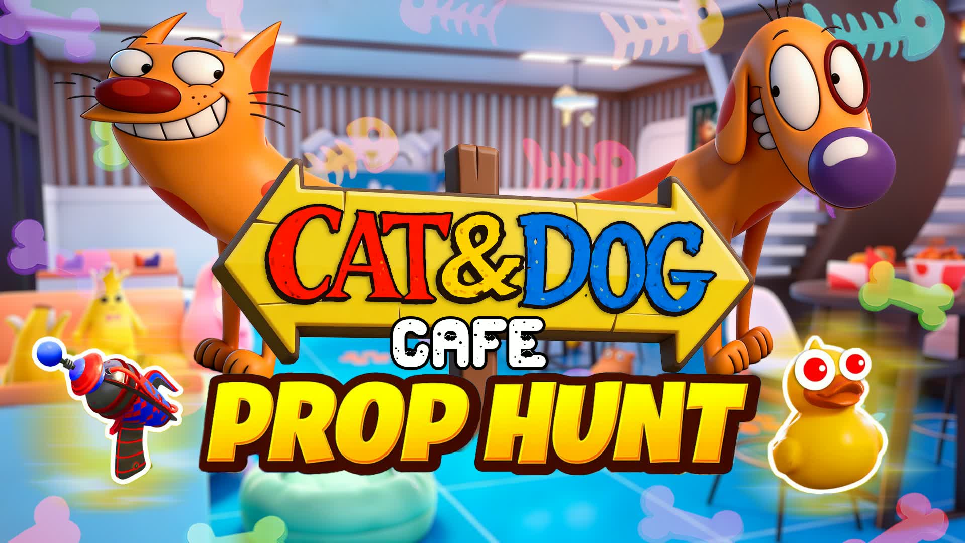 CAT&DOG PROP HUNT — Fortnite Creative map