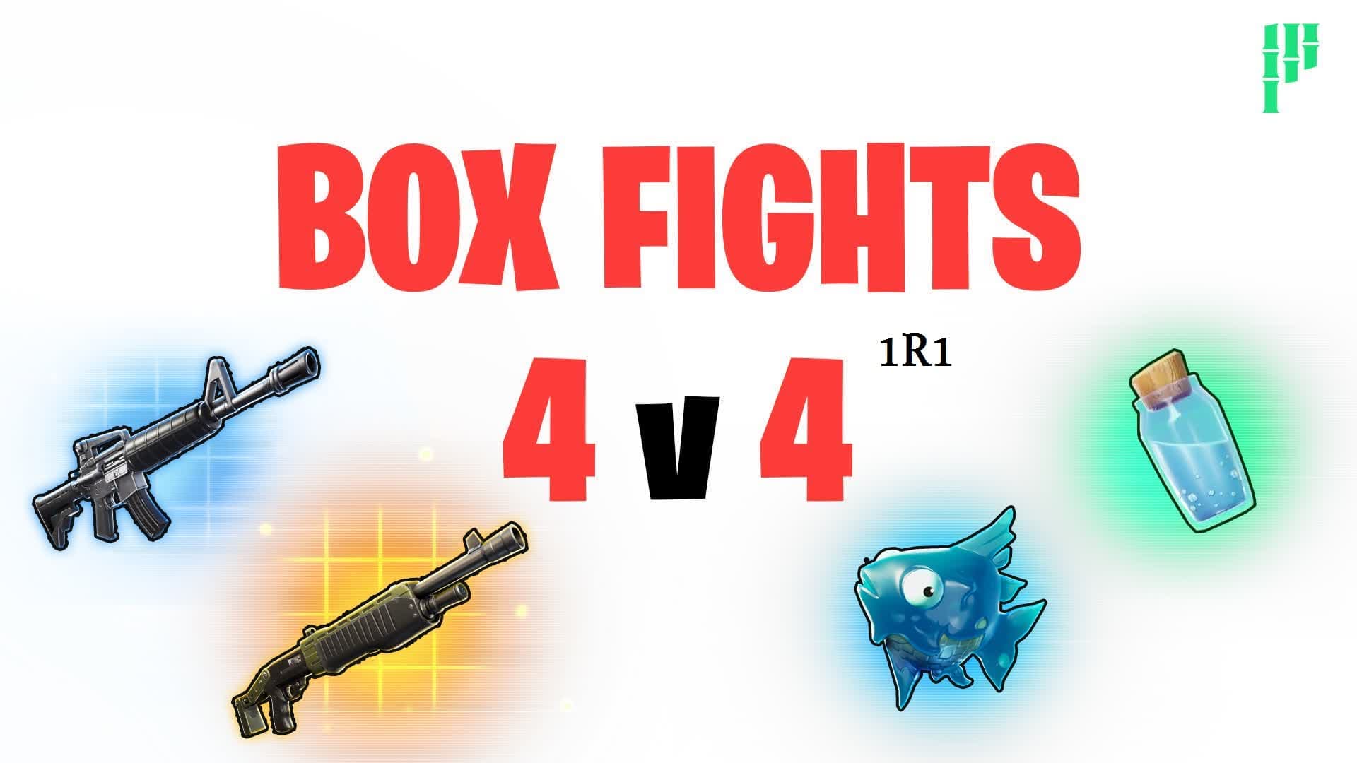 BOX FIGHTS 2v2  4v4 — Fortnite Creative map