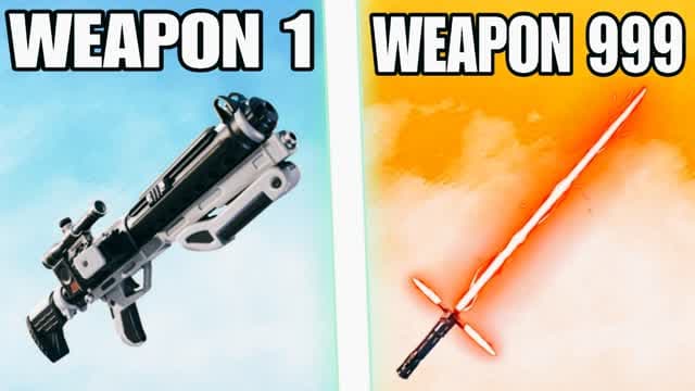 GUN GAME STAR WARS — Fortnite Creative map cover art