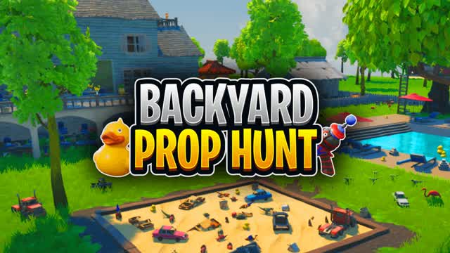 BACKYARD PROP HUNT — Fortnite Creative map cover art