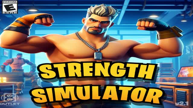 Strength Simulator 💪 — Fortnite Creative map cover art