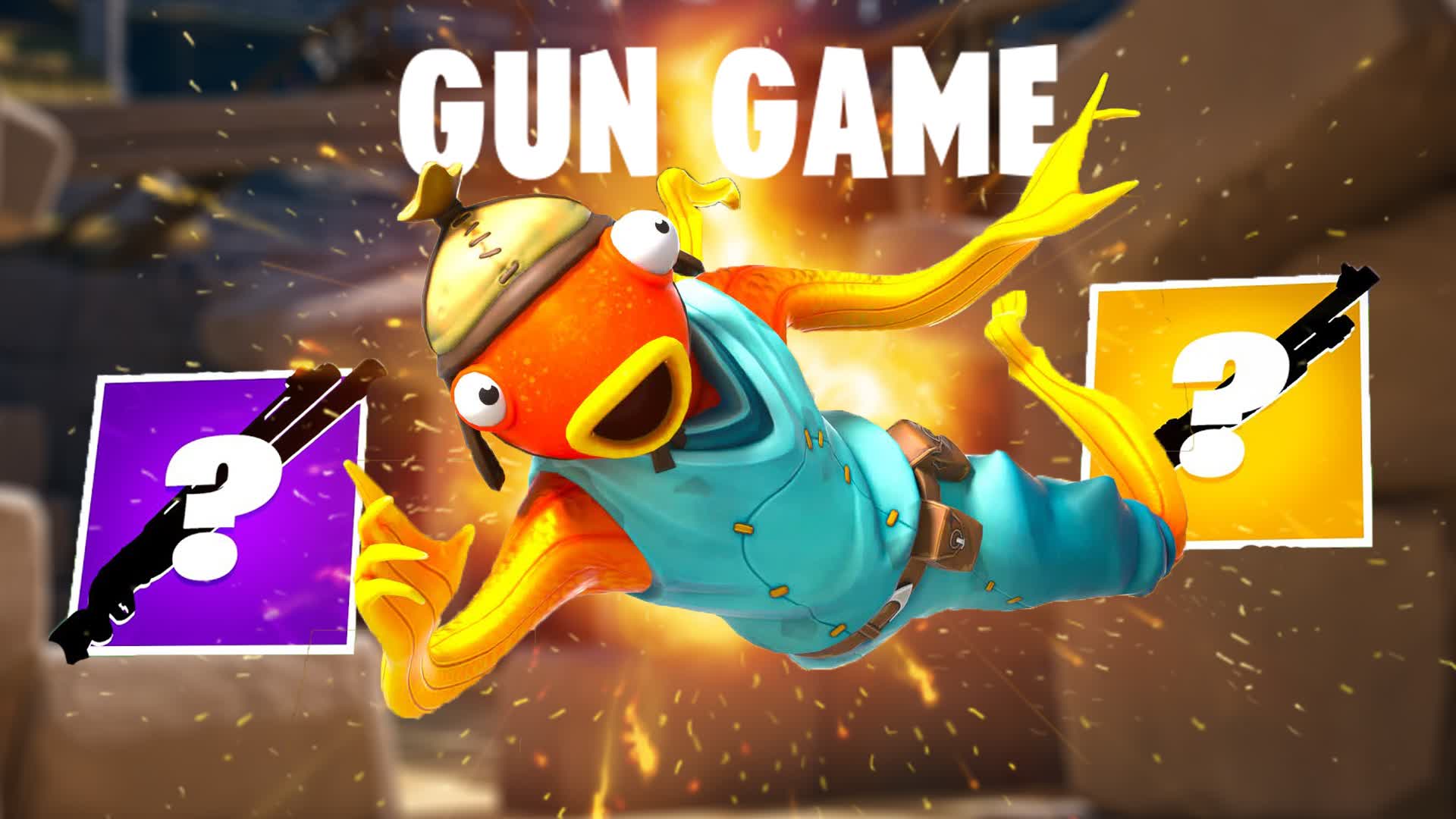 RANDOM GUN GAME — Fortnite Creative map
