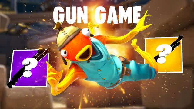 RANDOM GUN GAME — Fortnite Creative map cover art