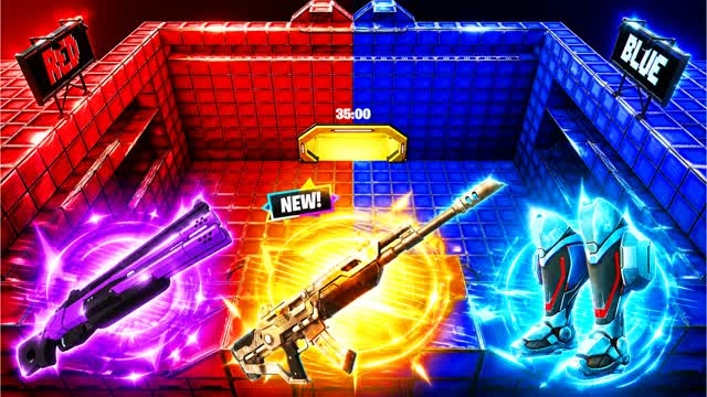 RED VS BLUE 🔴RVB-UNC🔵 — Fortnite Creative map