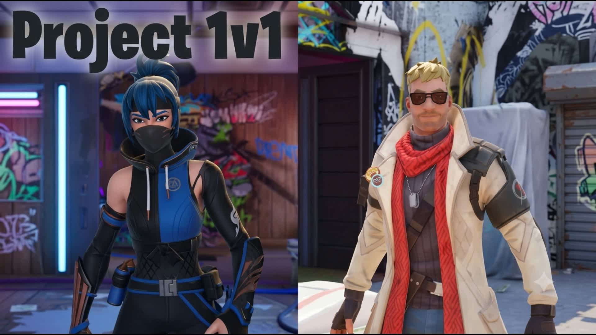 Project - 1v1 واحد ضد واحد — Fortnite Creative map