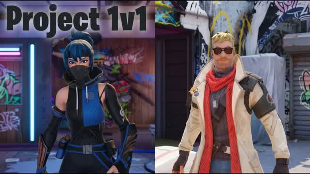 Project - 1v1 واحد ضد واحد — Fortnite Creative map cover art