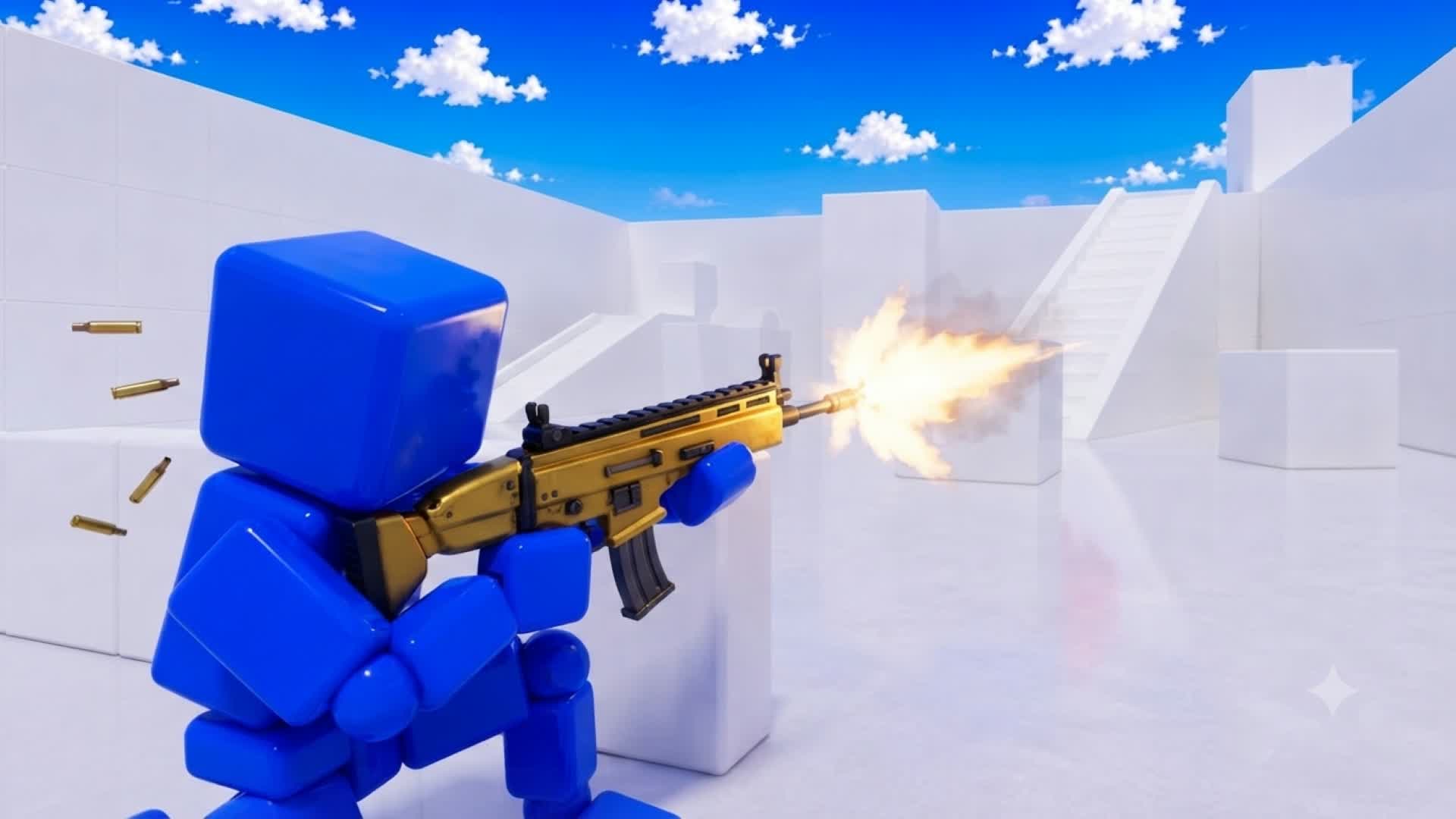 CRAZY RED VS BLUE RVB UNC — Fortnite Creative map