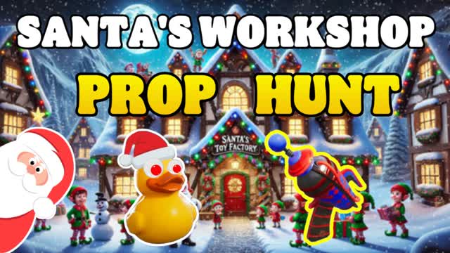 SANTA'S WORKSHOP PROP HUNT 🎄 — Fortnite Creative map