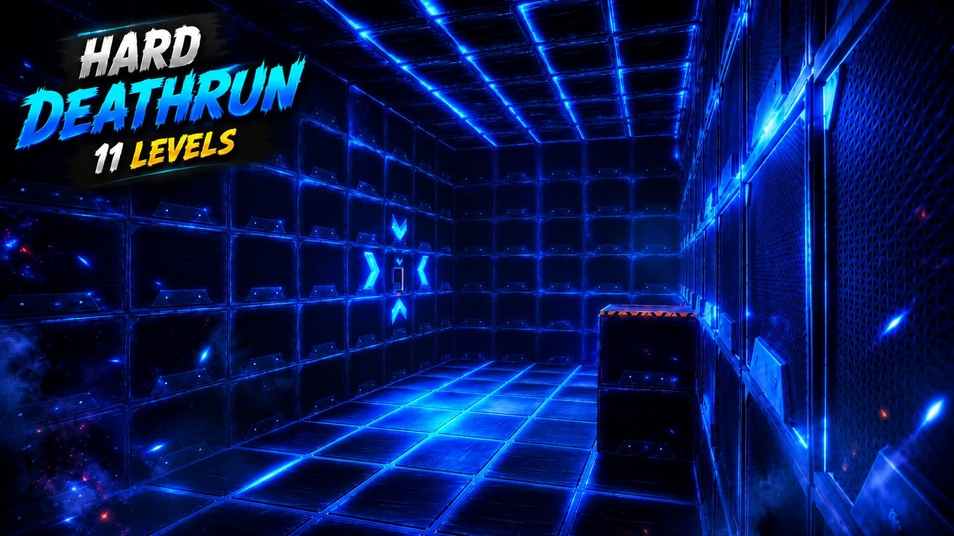 Hard DeathRun 11 Levels! — Fortnite Creative map