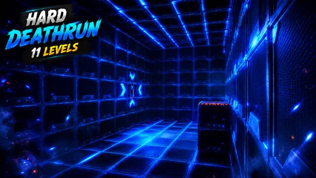 Hard DeathRun 11 Levels! — Fortnite Creative map cover art