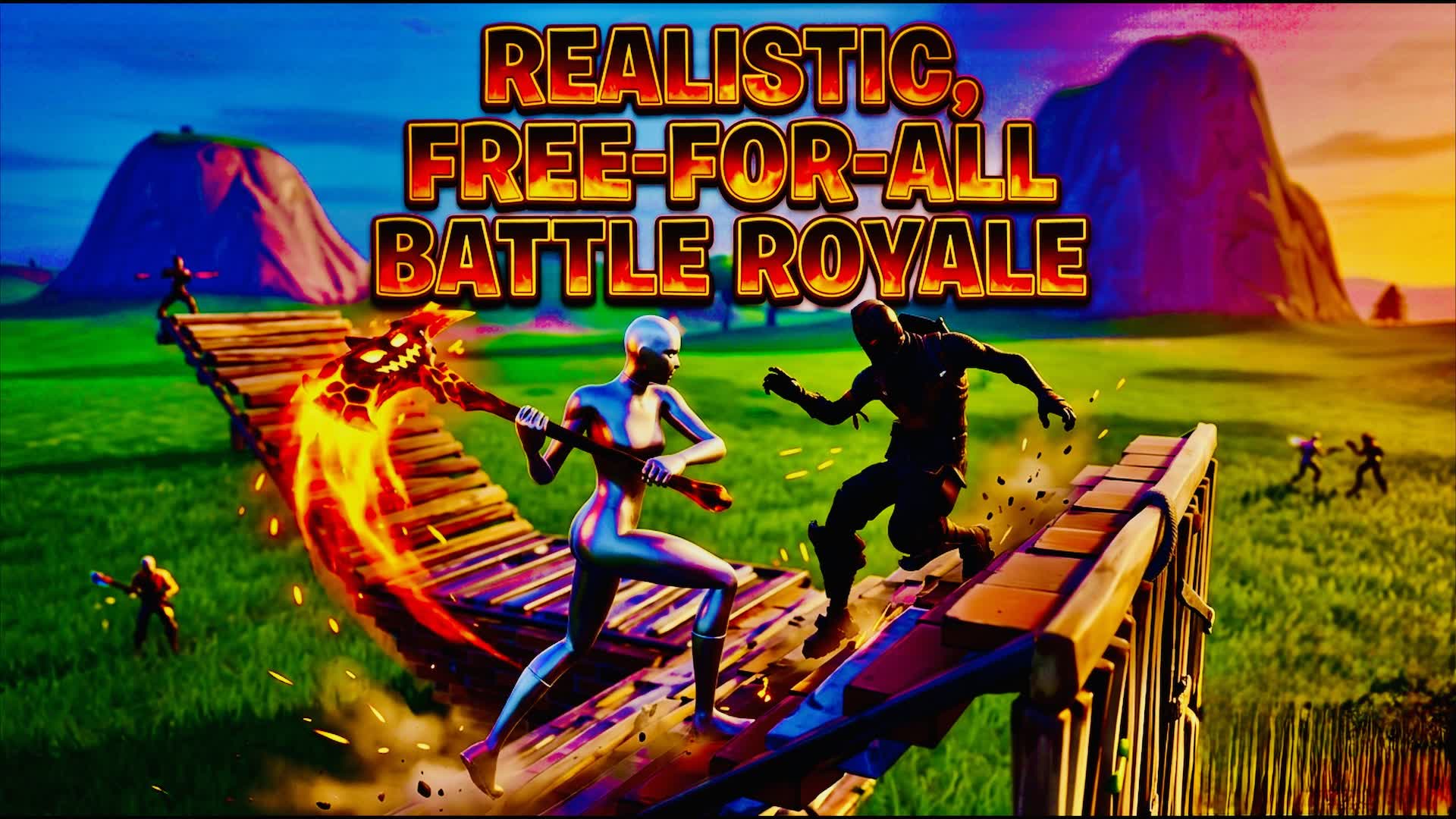 Realistic All Wepons ffa battel royal — Fortnite Creative map