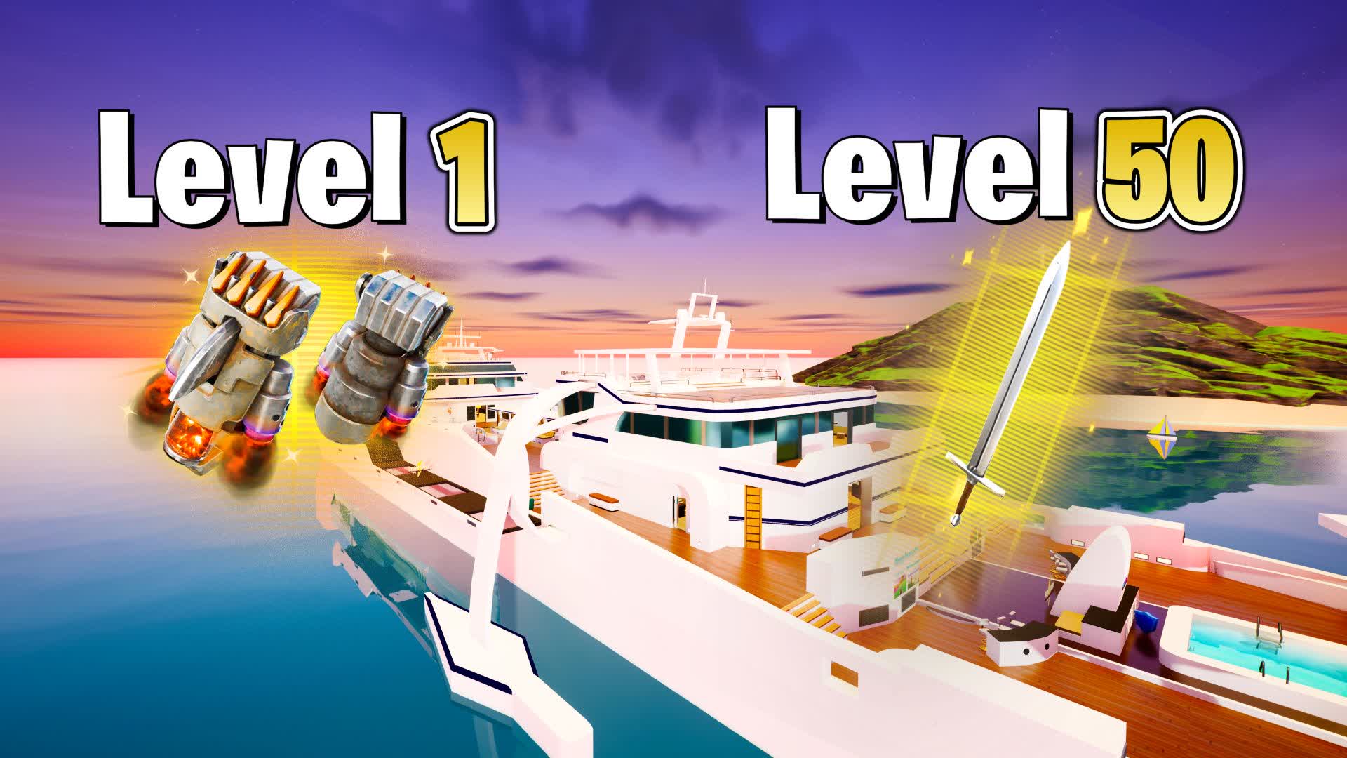 Hijacked Gun Game🚢 — Fortnite Creative map