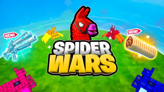 🕸 SPIDER Zone Wars 🌀 - حرب سبايدر — Fortnite Creative map cover art