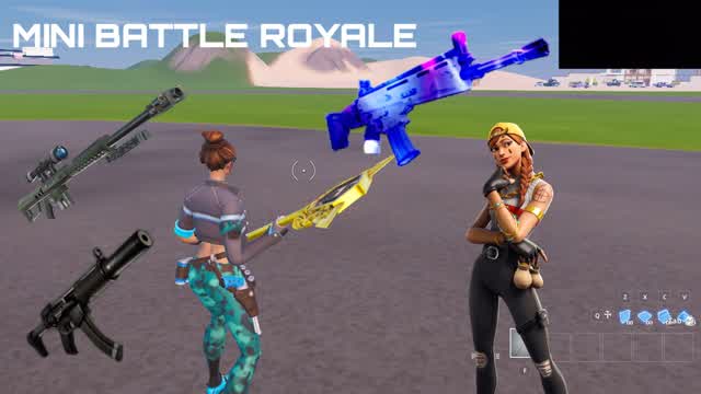 Mini Battle Royale AIM EDIT PIECE — Fortnite Creative map