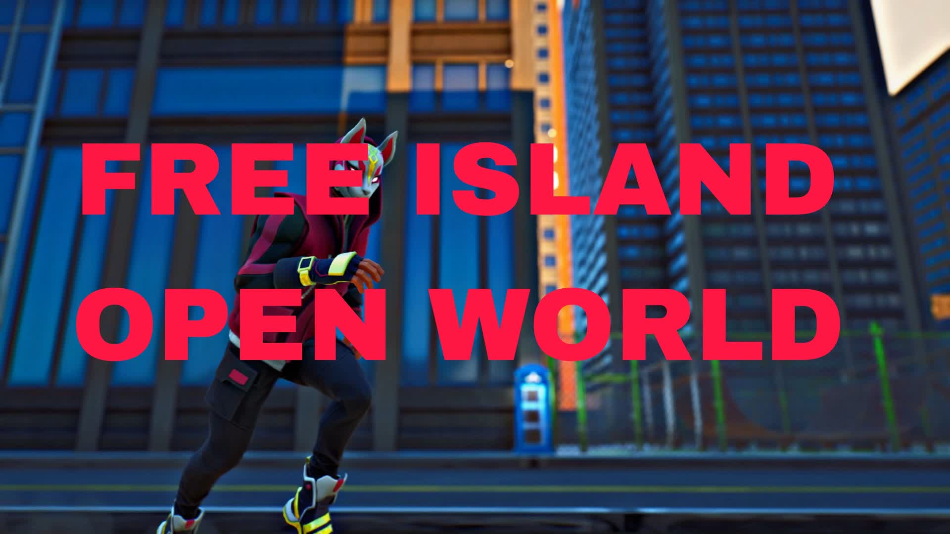 FREE ISLAND Open World — Fortnite Creative map