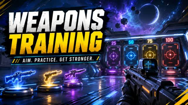 Star Wars Weapons Training — Fortnite Creative map cover art