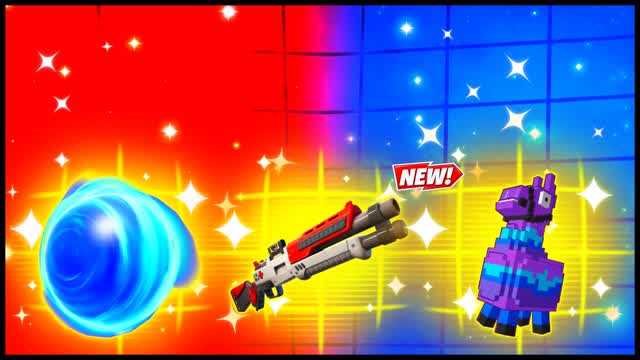 RED VS BLUE SPACE COMPASS 🔴🔵 — Fortnite Creative map cover art