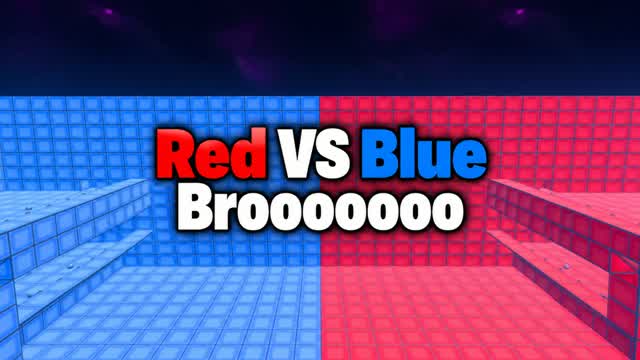 🔴 RED VS BLUE BROOOOOOO 🔵 — Fortnite Creative map