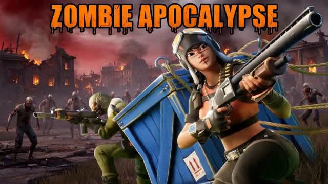 Rainy Diamond Zombie Apocalypse — Fortnite Creative map