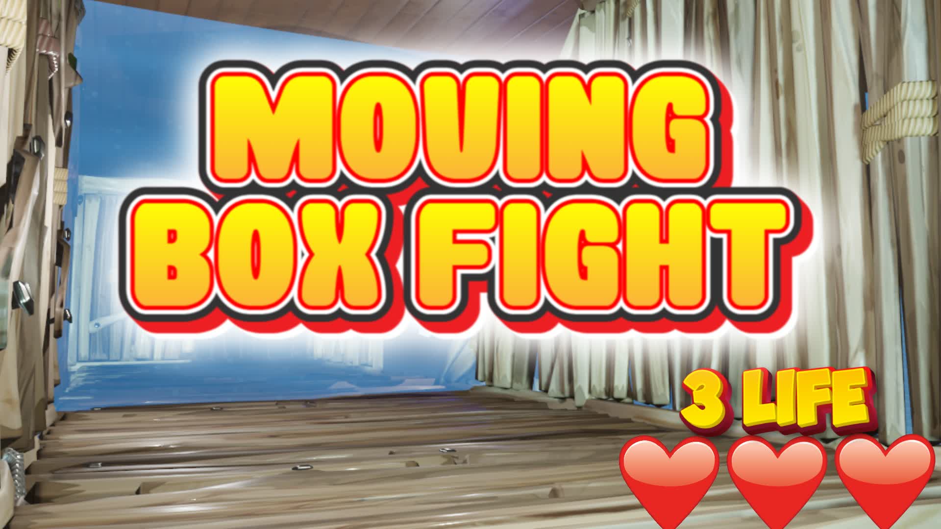 🏃Moving Box Fight 📦 — Fortnite Creative map