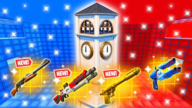 TILTED TOWER RED VS BLUE 🔴🔵RVB UNC A — Fortnite Creative map