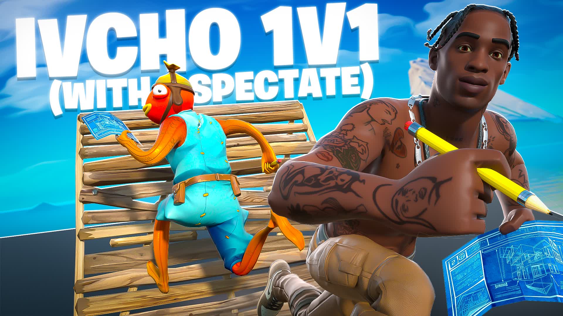 IVCHO 1V1 SPECTATE — Fortnite Creative map