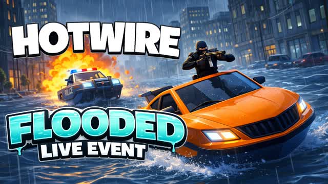 Hotwire [Vehicle TDM] — Fortnite Creative map cover art