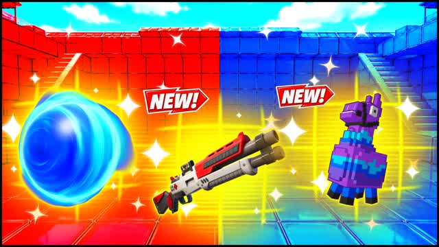 RED VS BLUE SKY LADDER 🔴🔵 — Fortnite Creative map cover art