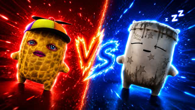 SPRITE RED VS BLUE — Fortnite Creative map cover art