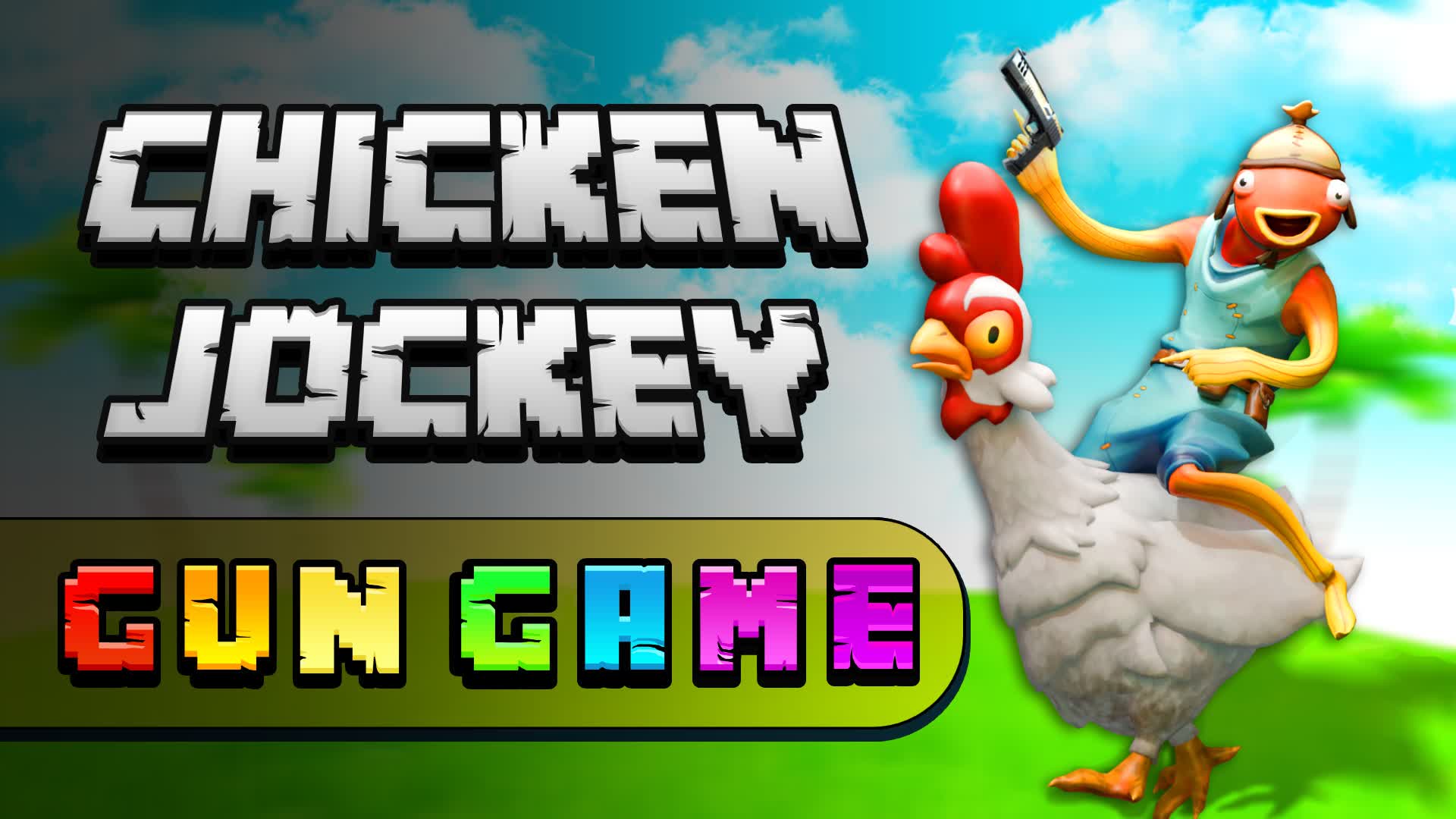 CHICKENS GUN GAME — Fortnite Creative map
