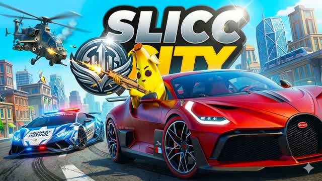SLICC CITY RP🚓DRIVE RP⭐ — Fortnite Creative map