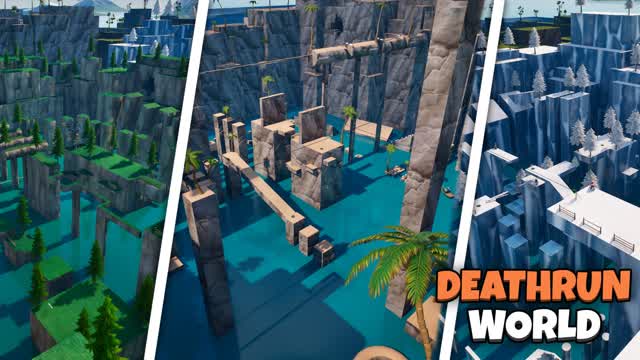 Deathrun World🌎 — Fortnite Creative map cover art