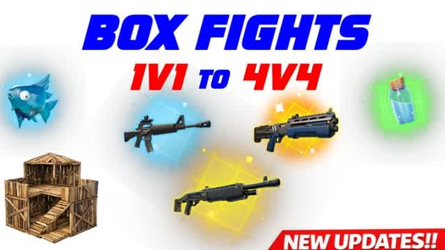 SHINPI BOX FIGHTS (1V1 TO 4V4) — Fortnite Creative map cover art